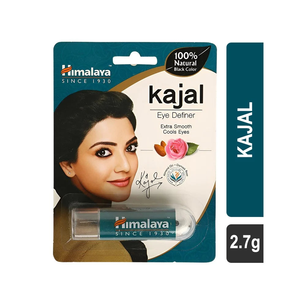 Himalaya Kajal Eye Definer 1g ブラック 2pcs 6PC, HIMALAYA Kajal Eye Definer Extra Smooth Cool Eyes,Black