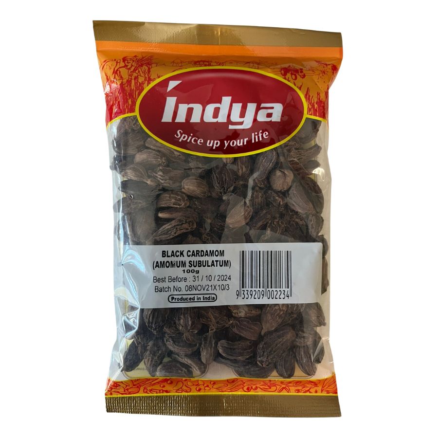 Indya Black Cardamom 50G