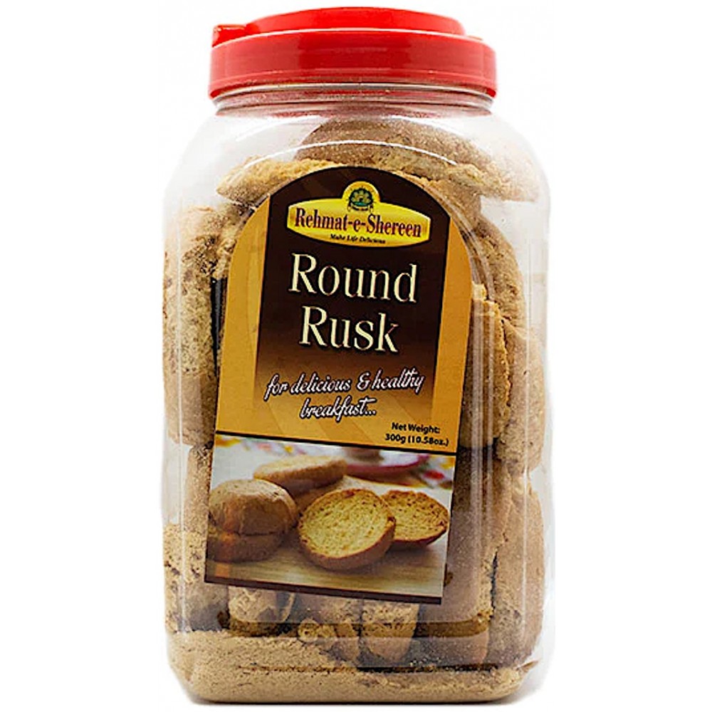 Rehmate-e-Shireen Round Rusk 300Gm – Rumi Supermarket