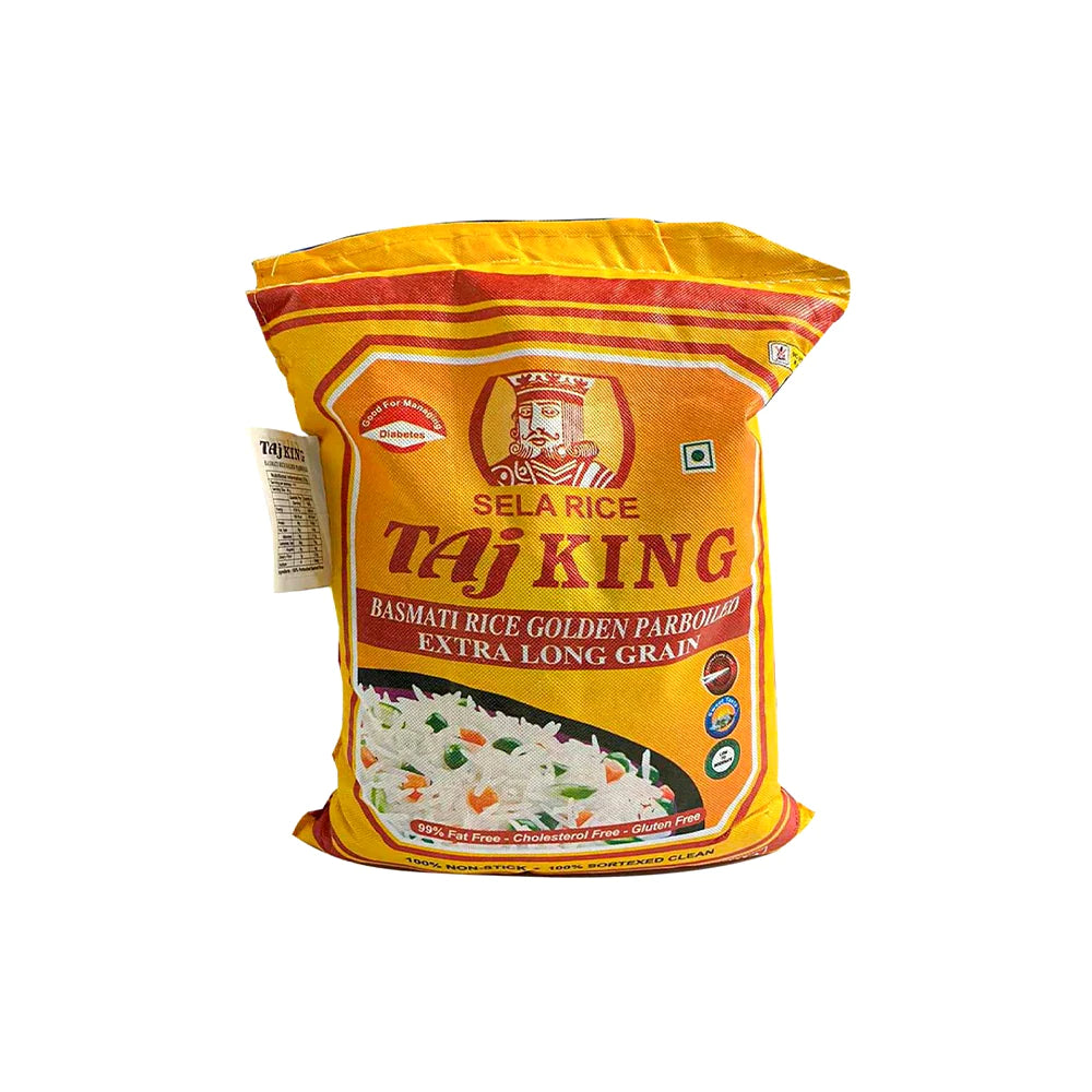 TAJ GOLDEN SELLA BASMATI RICE 5KG – Rumi Supermarket